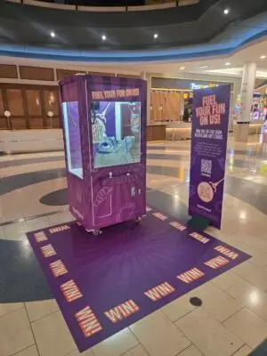 northland branded claw hire Arcade Claw Machine Hire